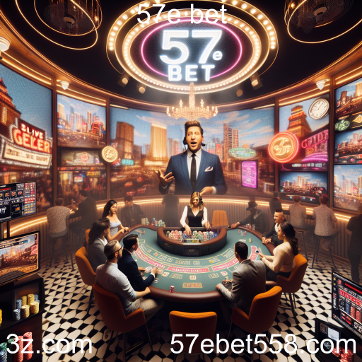 Viva a emoção dos jogos ao vivo na 57e bet